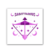 Sagittarius Wrapped Canvas 12x12 | Zodiac Series 2 - Beyond T-shirts
